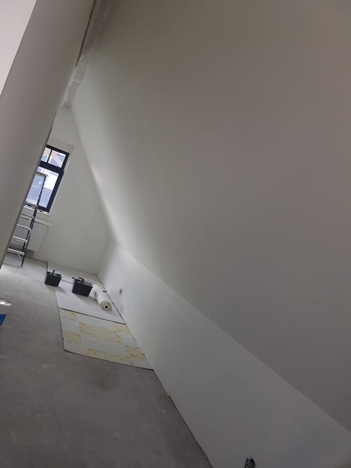 renovlies behang na het plaatsen