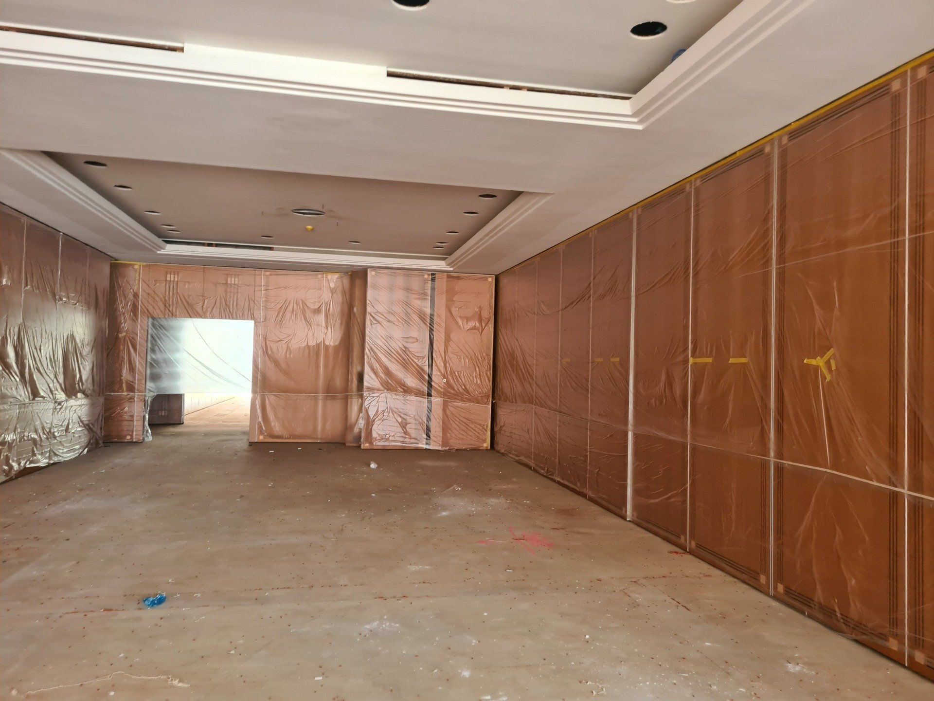 Plafond latex spuitwerk airless