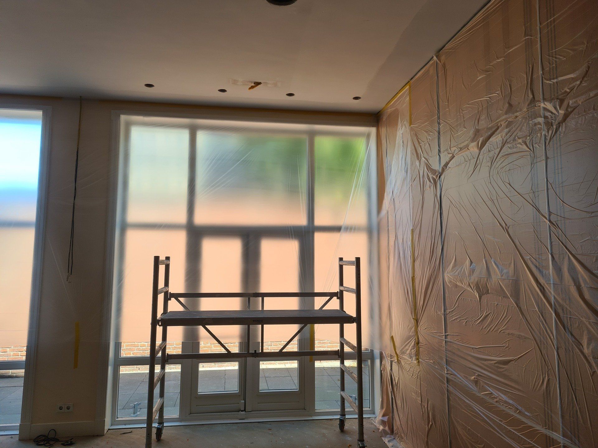 Plafond latex spuitwerk airless