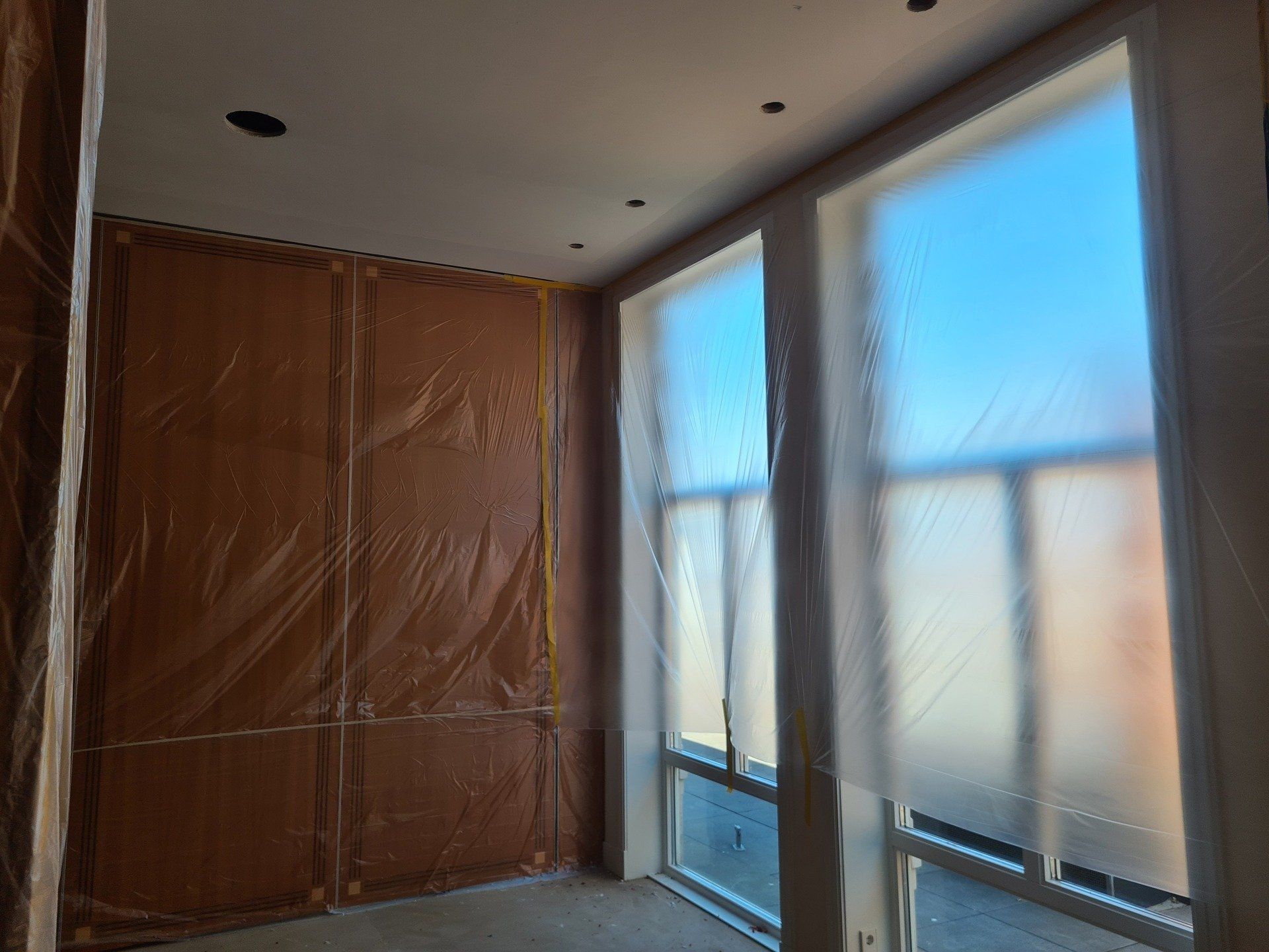 Plafond latex spuitwerk airless